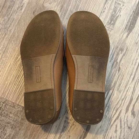 Call it Spring Brown Leather Loafers with Chain Detail - Picture 6 of 7